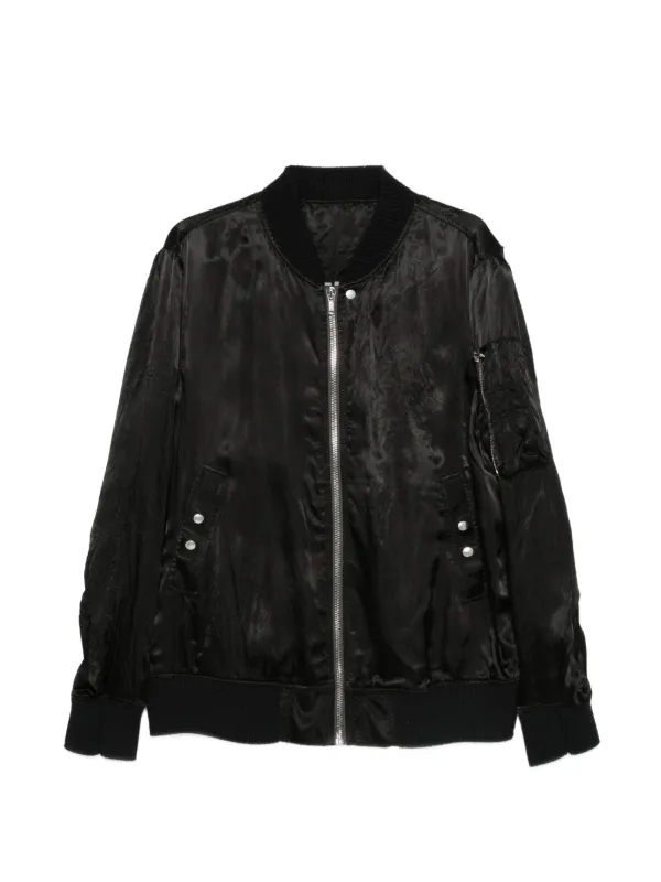 Rick Owens ボンバージャケット | ブラック | FARFETCH JP