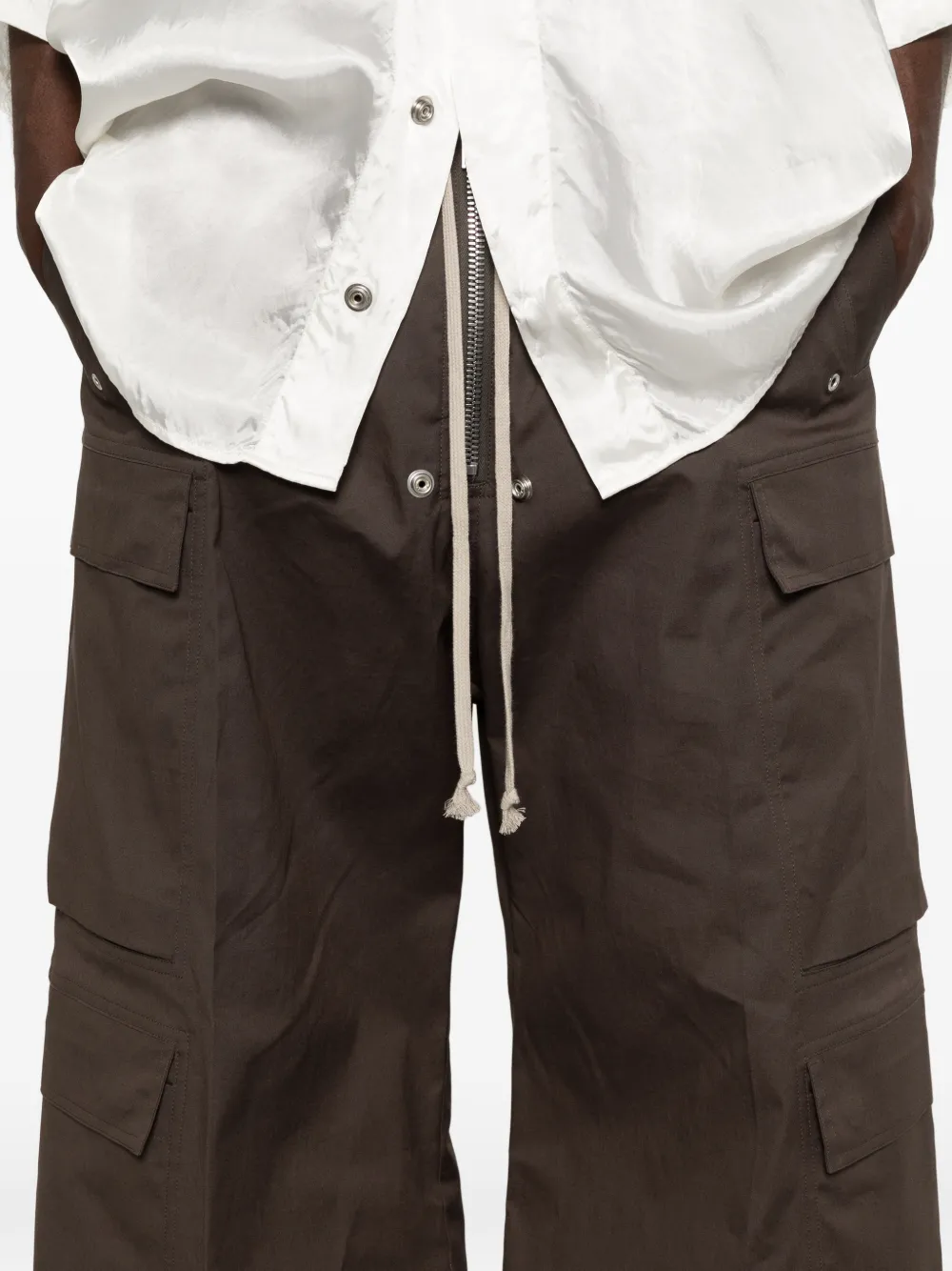 Rick Owens Broek met trekkoord Bruin