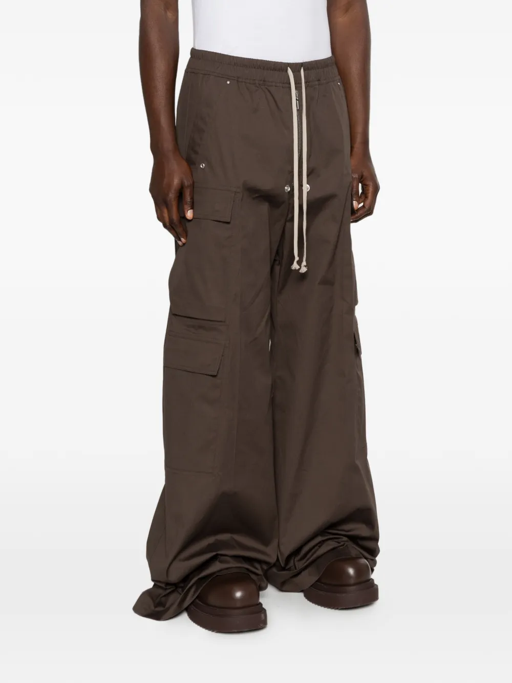 Rick Owens Broek met trekkoord Bruin