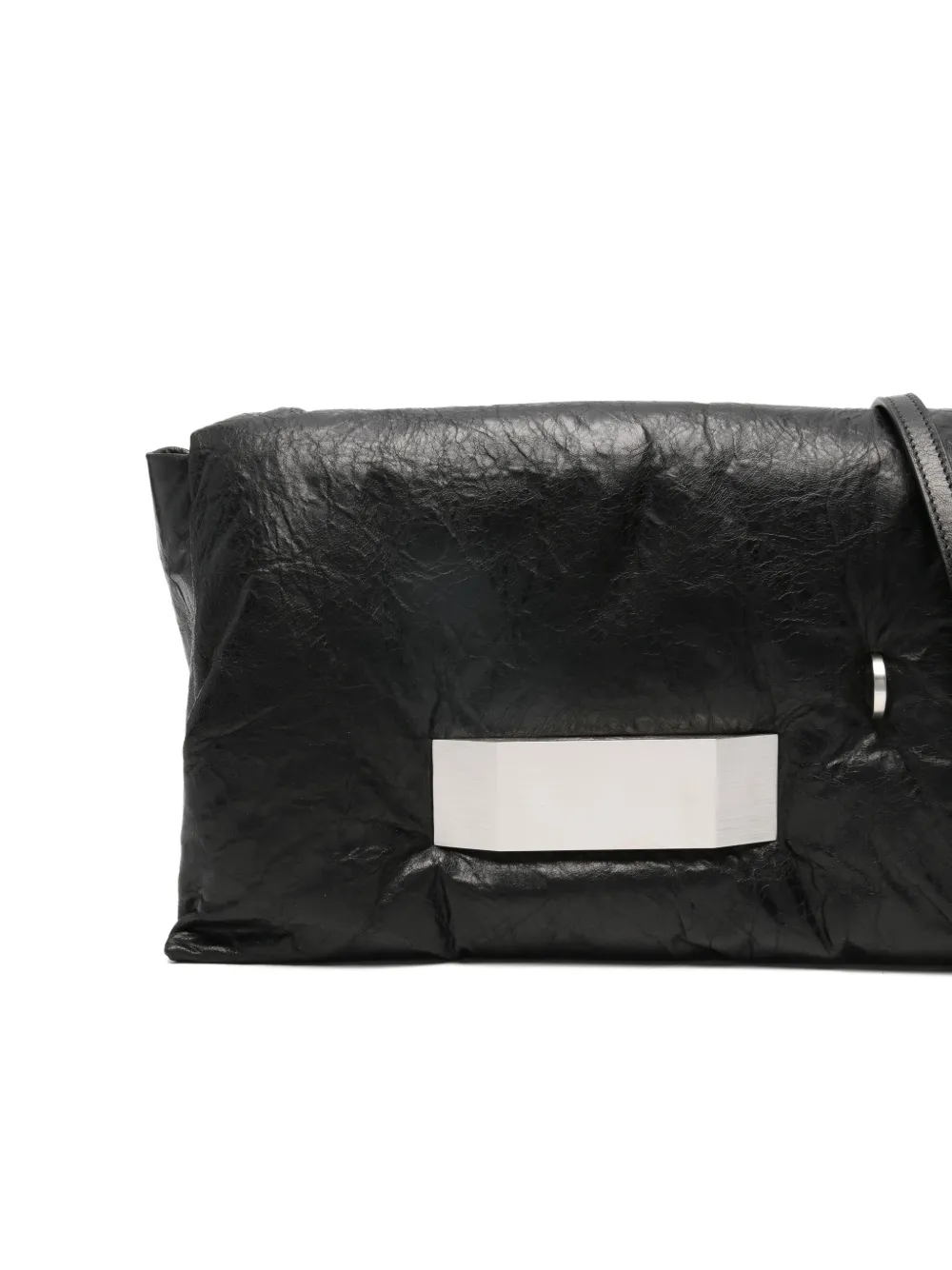 Rick Owens Leren clutch Zwart