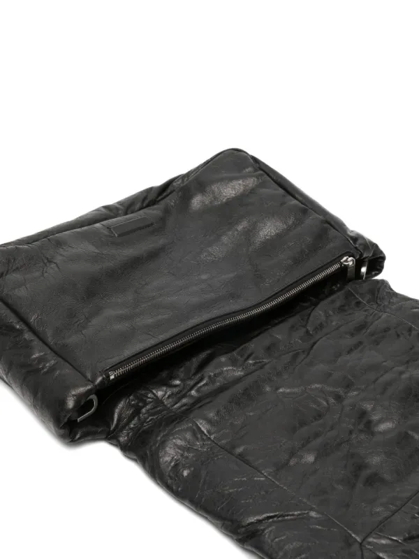 Rick Owens レザー クラッチバッグ | ブラック | FARFETCH JP