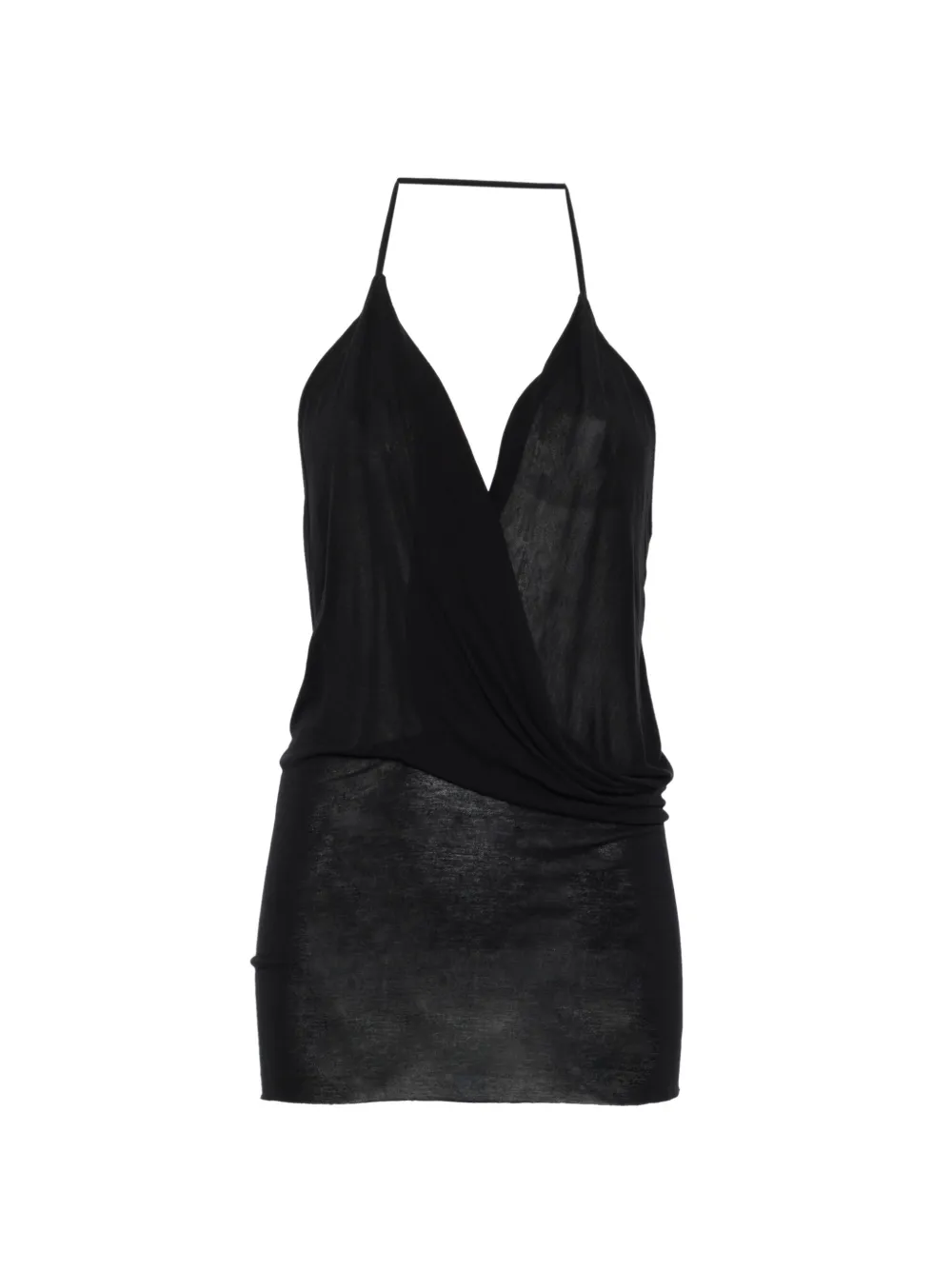 Rick Owens V-neck top - Nero