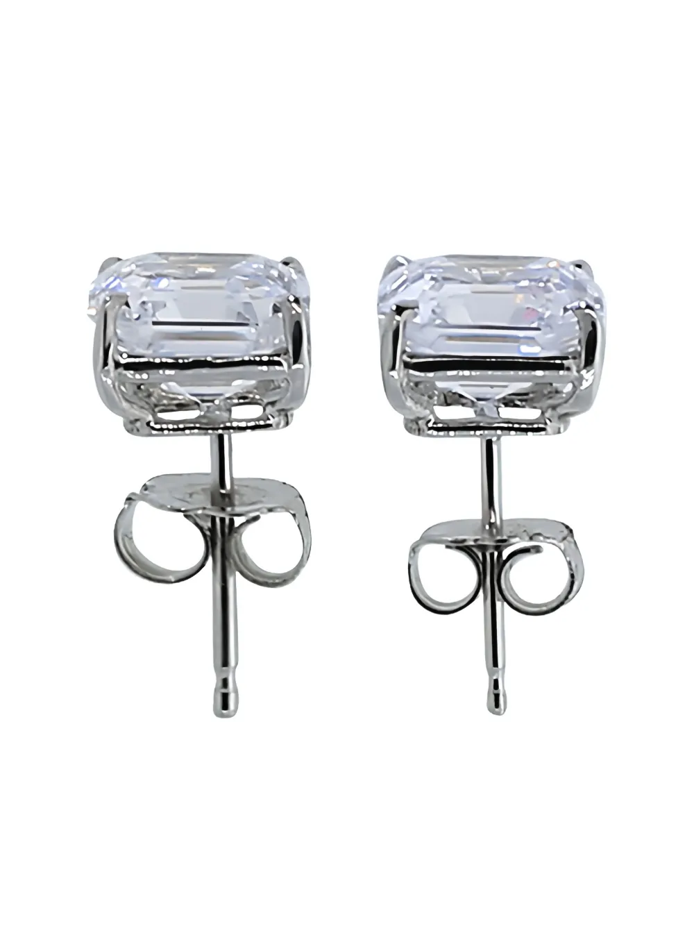  Fantasia By Deserio Asscher Stud Earrings - Silver 