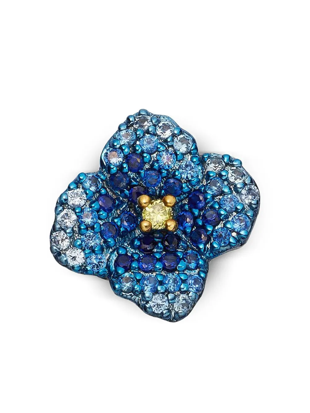 Loquet Poppy diamond and sapphire charm - Oro