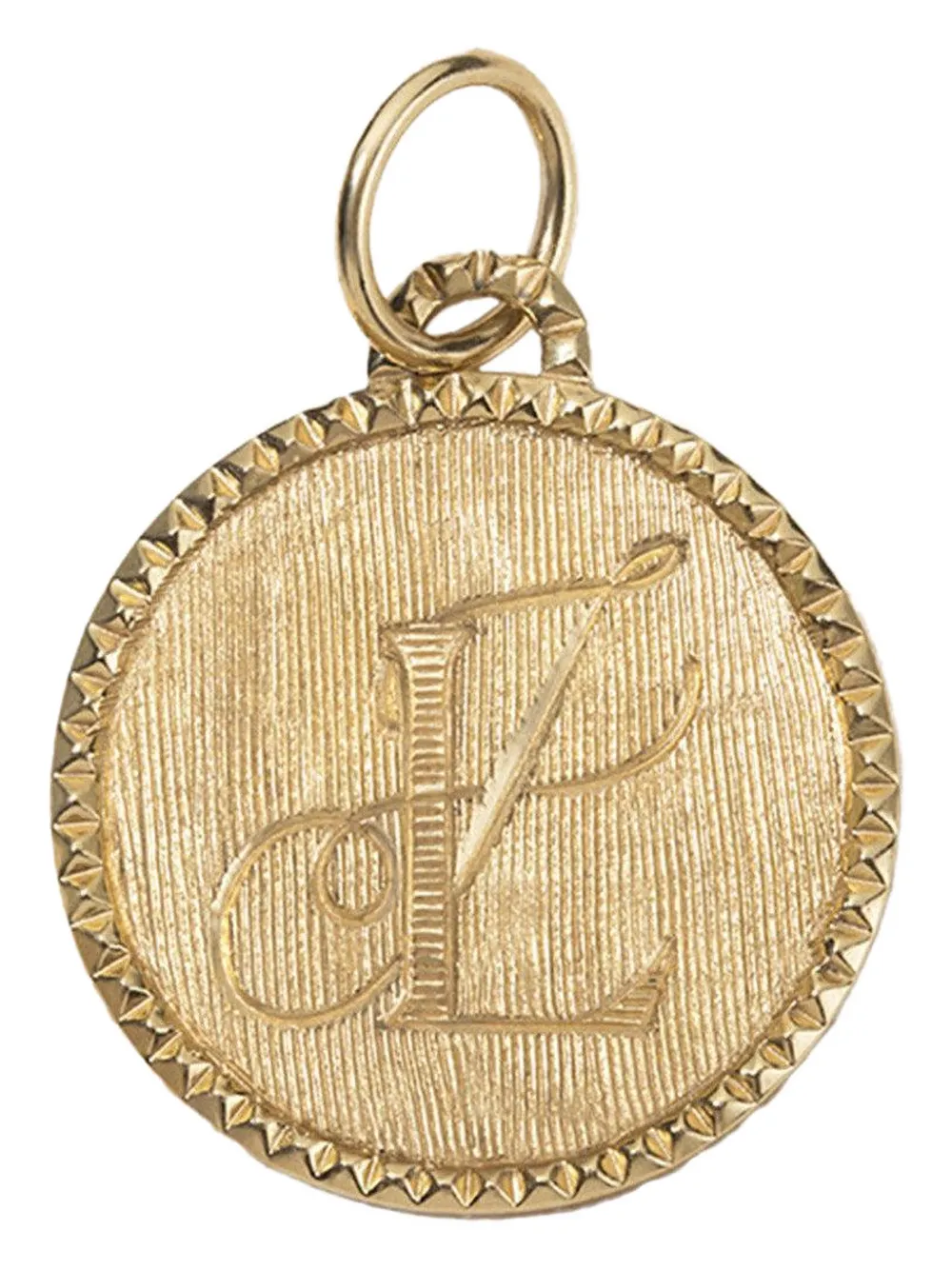 DEVON WOODHILL stud disc pendant - Oro