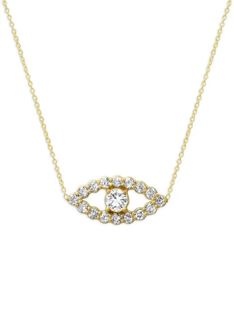 Jennifer Meyer collier Open Evil Eye serti de diamants