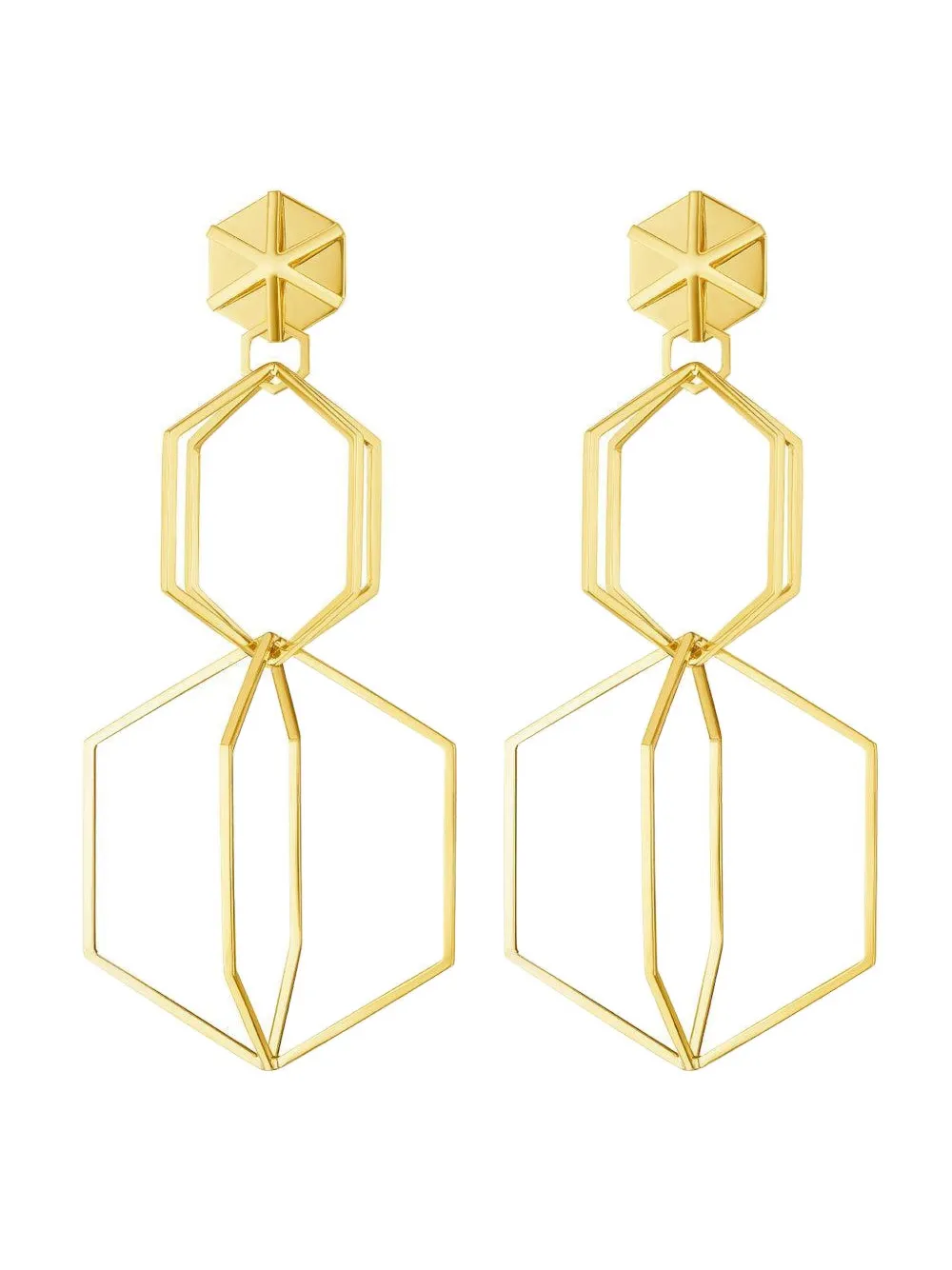 Cadar B Home two drop earrings - Oro