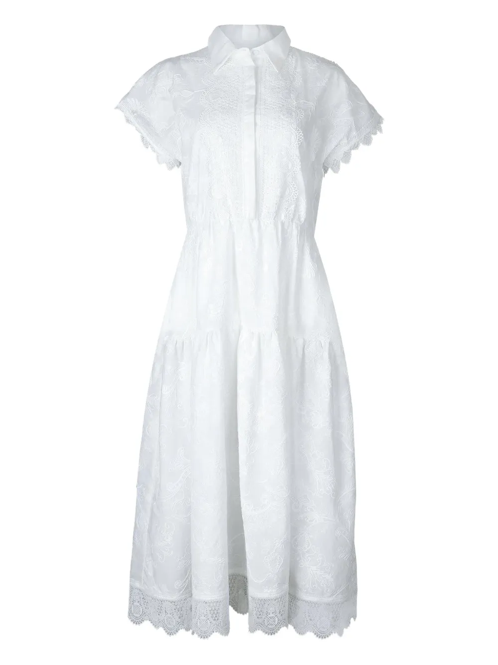 Waimari Grace midi dress - Bianco