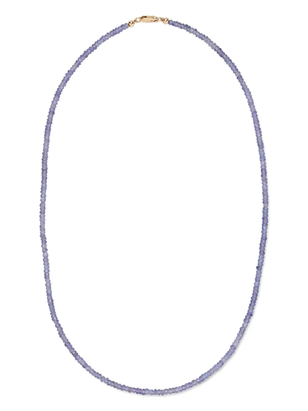 Lizzie Fortunato tanzanite beaded necklace - Gold