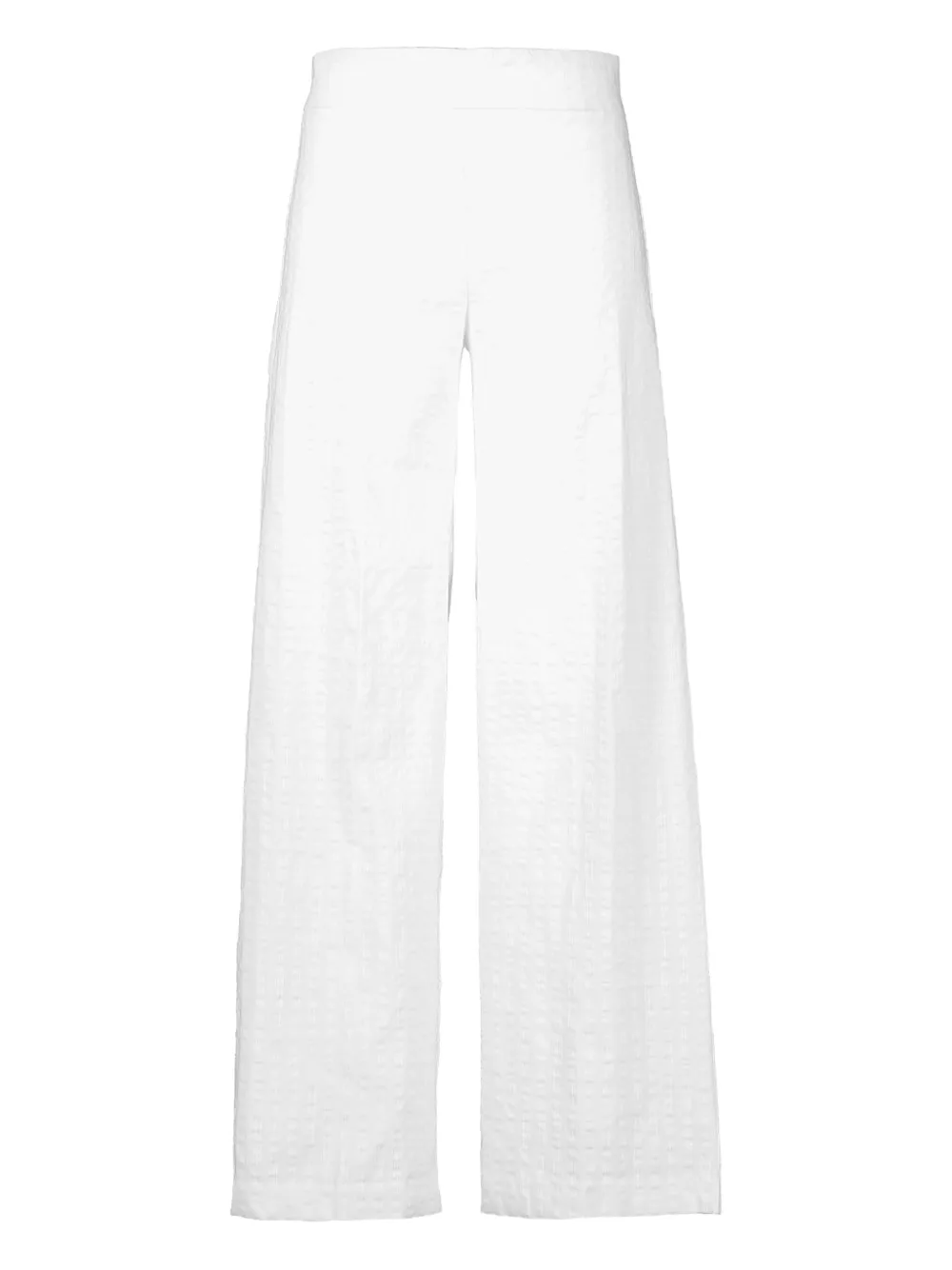 Avenue Montaigne Flavia textured palazzo pants - Bianco