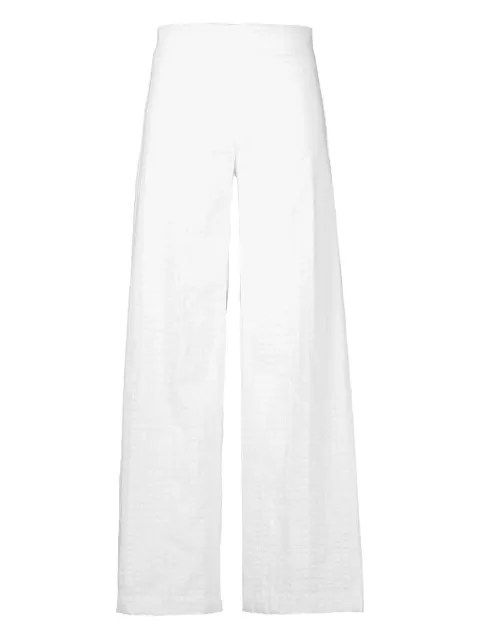 Avenue Montaigne Flavia textured palazzo pants