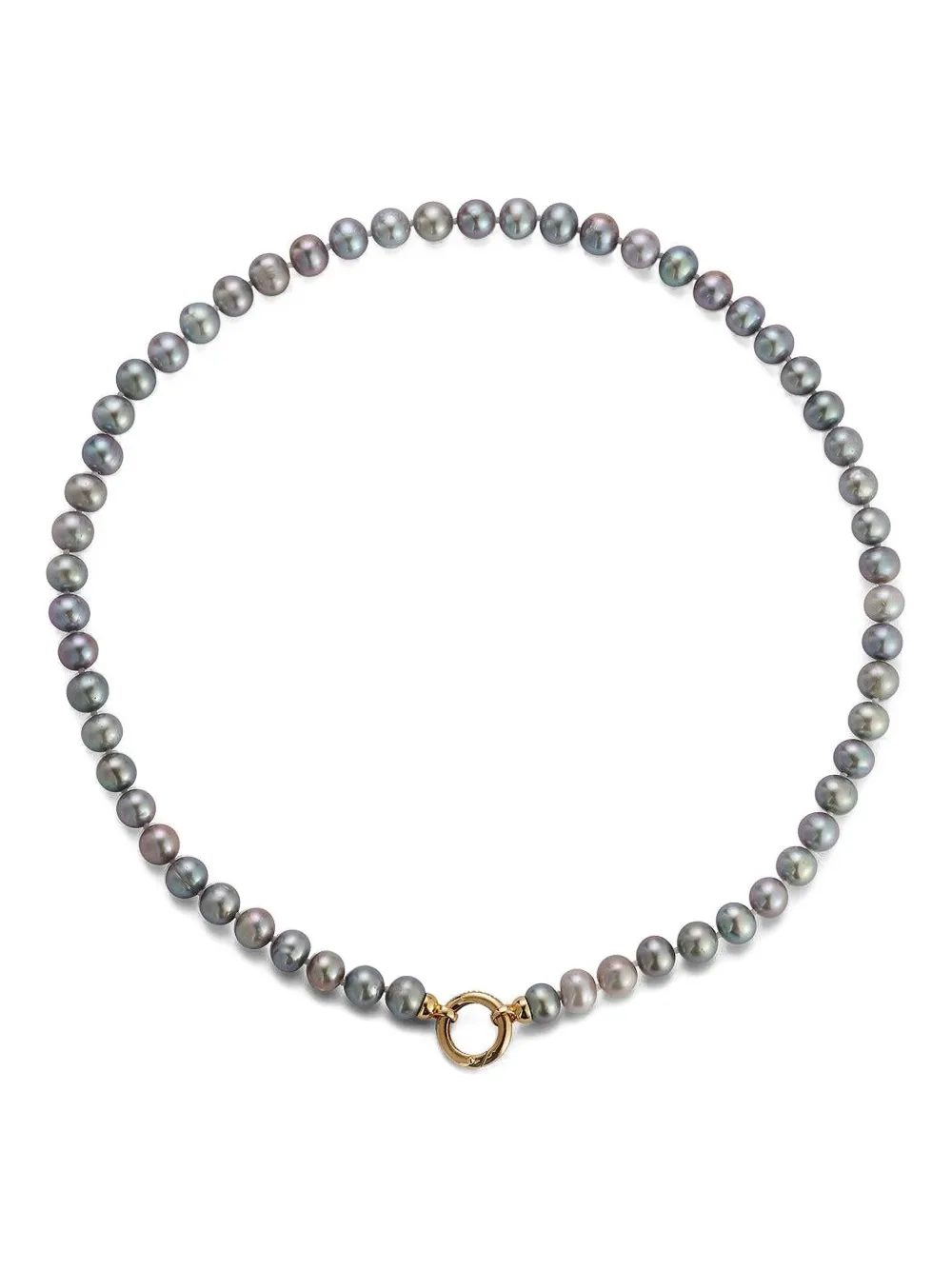 Storrow Jewelry grey freshwater pearl necklace - Grigio