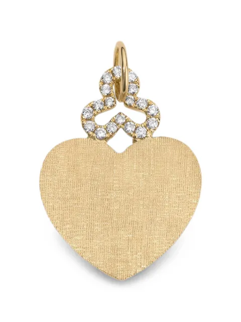 DEVON WOODHILL charm con motivo de corazón y diamante