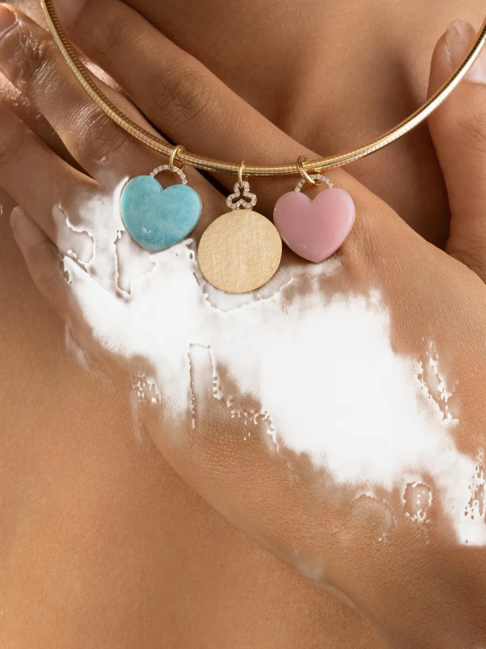 DEVON WOODHILL heart-motif opal and diamond pendant - Oro