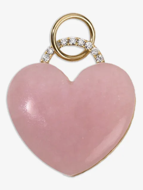 DEVON WOODHILL heart-motif opal and diamond pendant