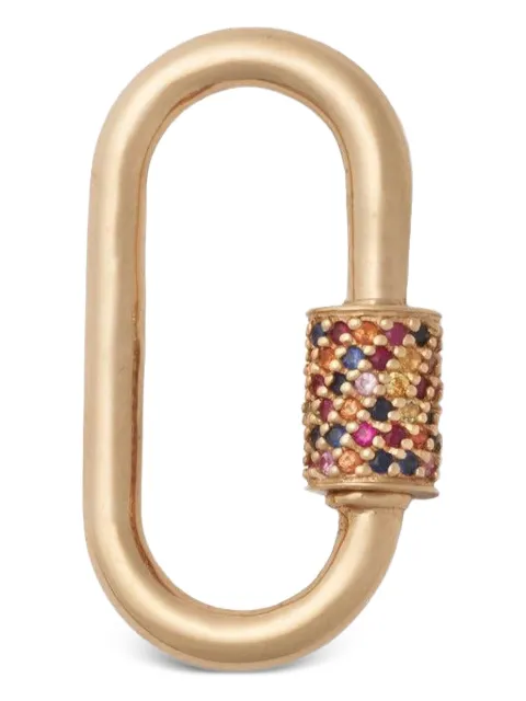 Marla Aaron dije Lock mediano con zafiro