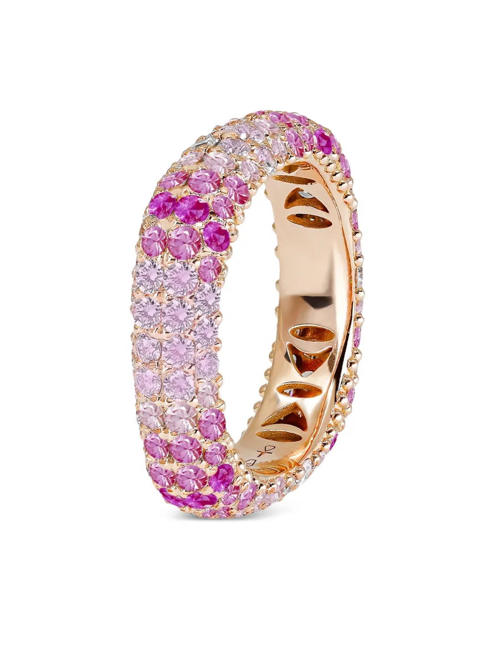 FULLORD Ghost sapphire and diamond ring - Rosa