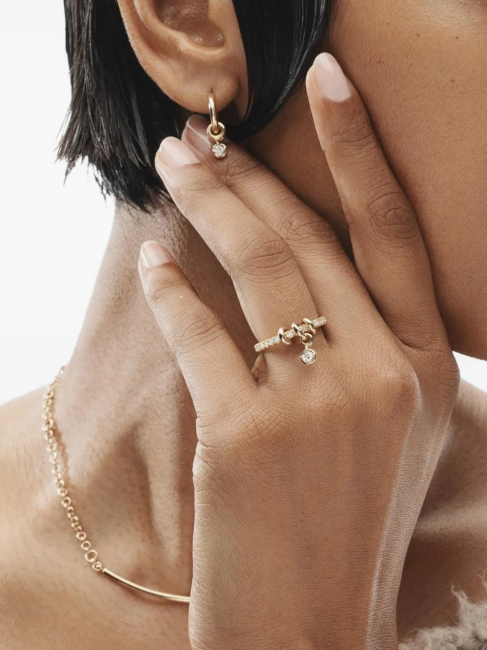  Spinelli Kilcollin Pia Diamond Ring - Gold 
