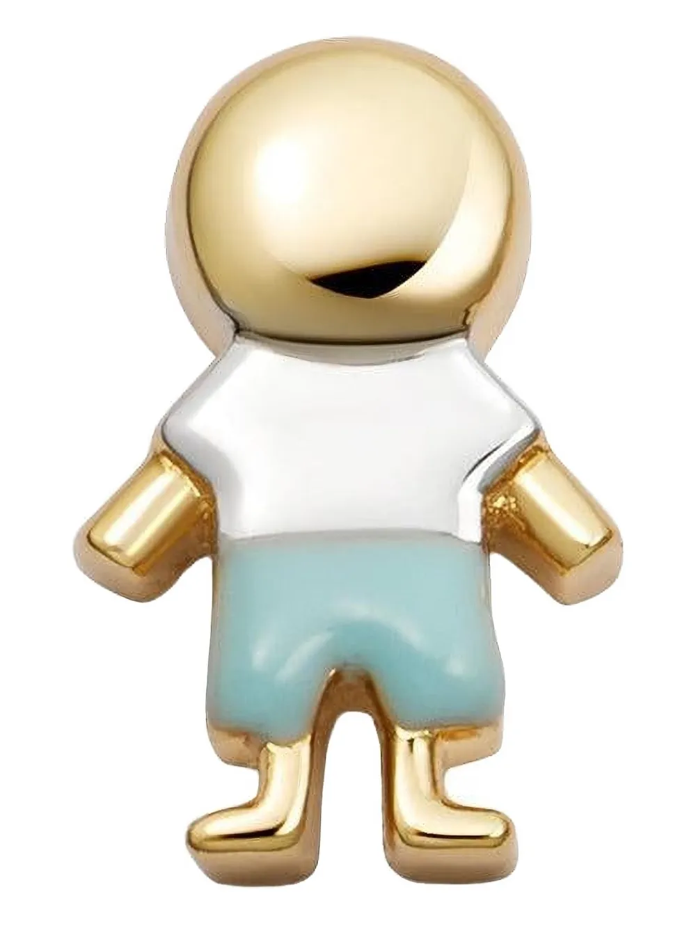 Loquet boy-motif charm - Oro