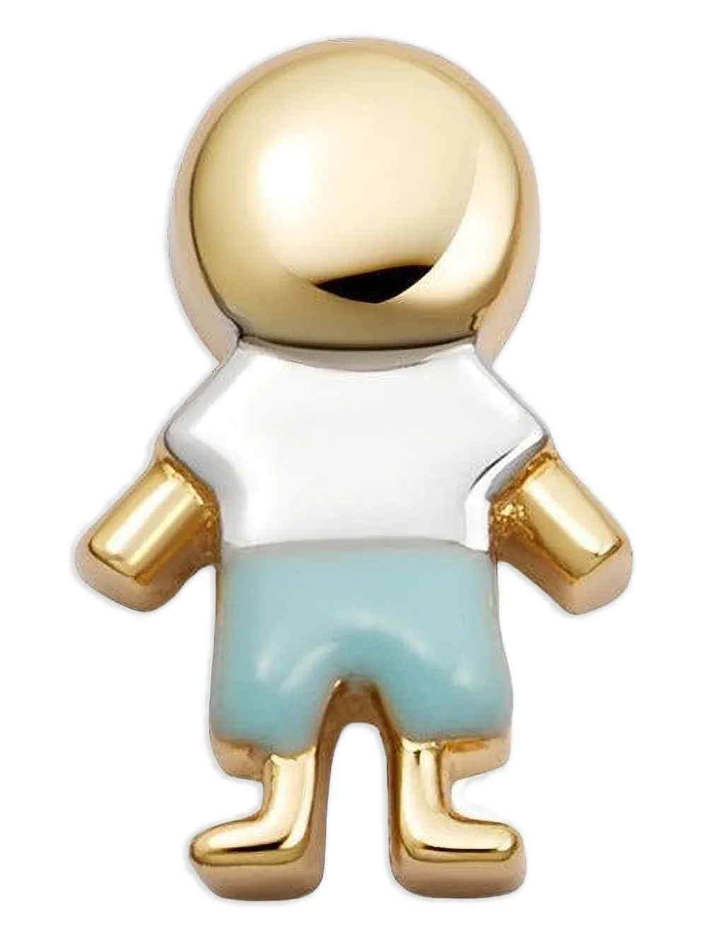 Loquet boy-motif charm - Gold