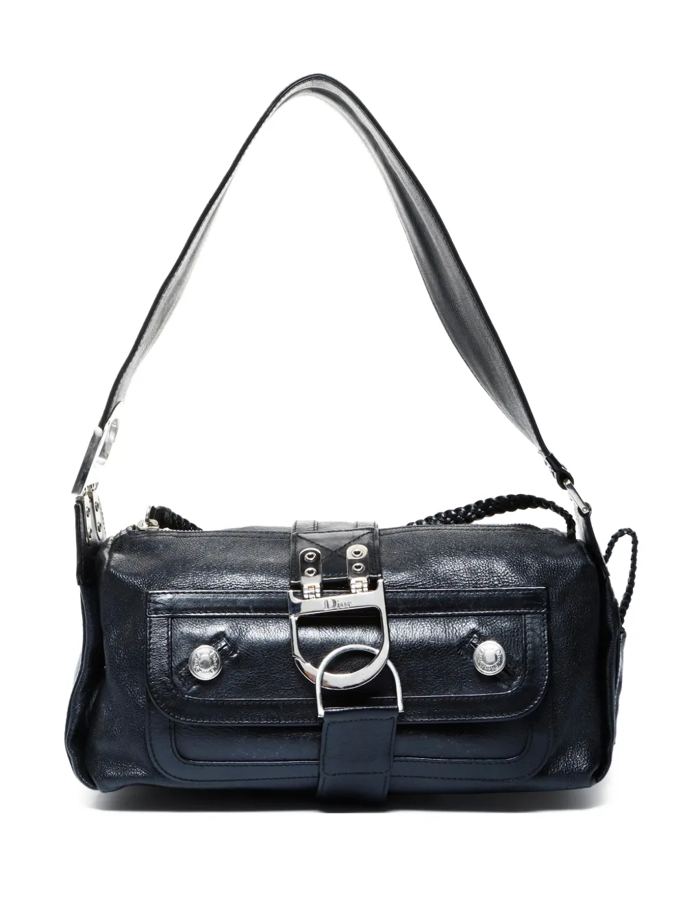 Christian Dior Pre-Owned 2005 logo buckle shoulderbag - Nero