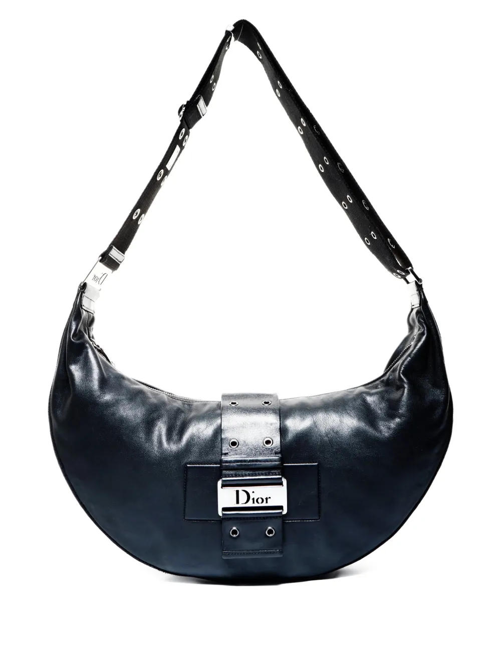 Christian Dior Pre-Owned 2022 rivet leather cross-body bag - Nero