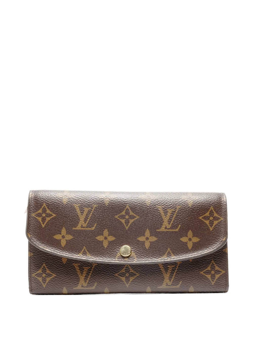 Louis Vuitton Pre-Owned 2021-2025 Portefeuille Emilie monogram wallet - Marrone