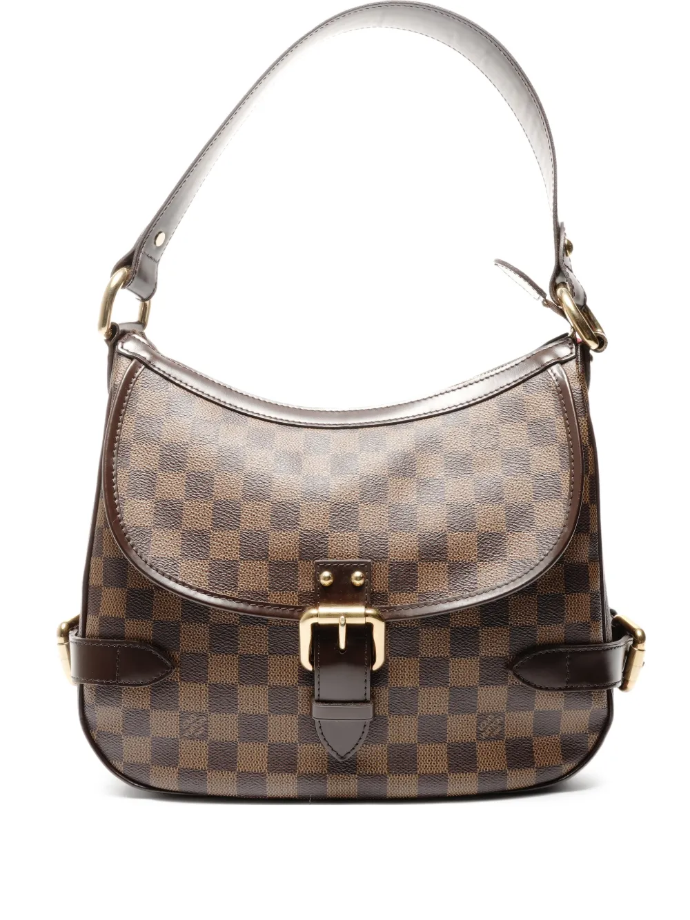 Louis Vuitton Pre-Owned 2008 Highbury damier buckle shoulder bag - Marrone