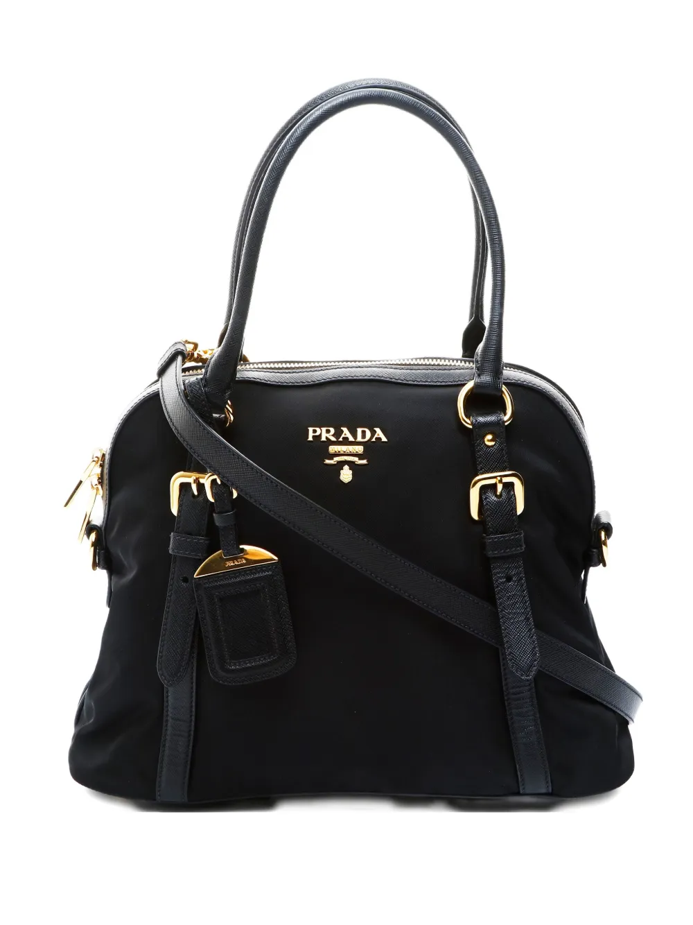 Prada Pre-Owned 2010s Nylon 2way bag - Schwarz
