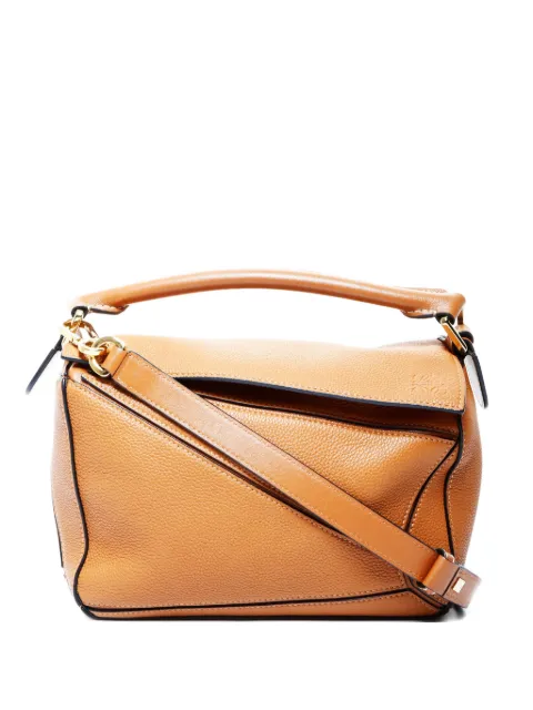 Loewe Pre-Owned 2015-2025 Pazzle leather shoulderbag