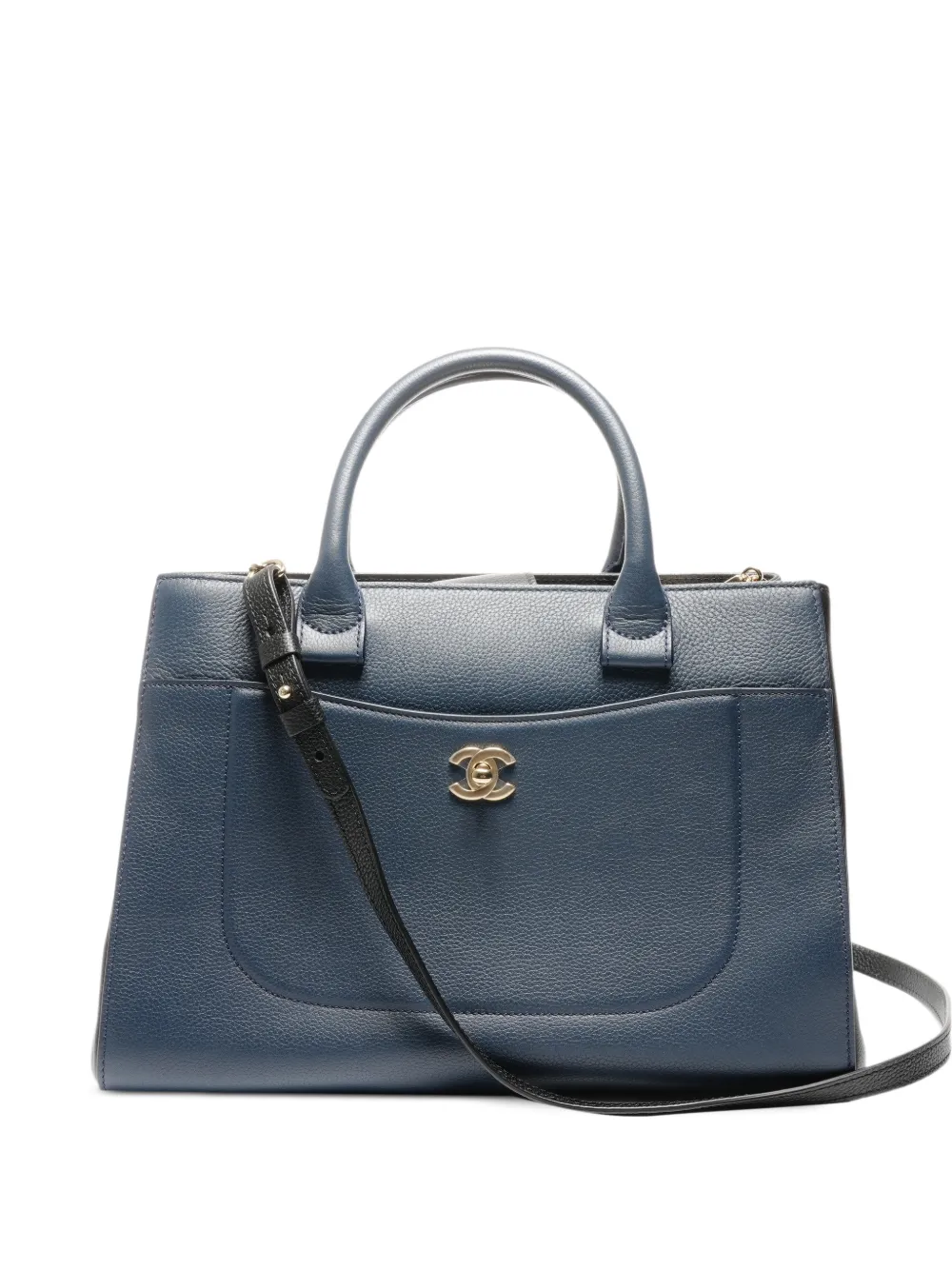 CHANEL Pre-Owned 2017-2018 top-handle tote bag - Blu