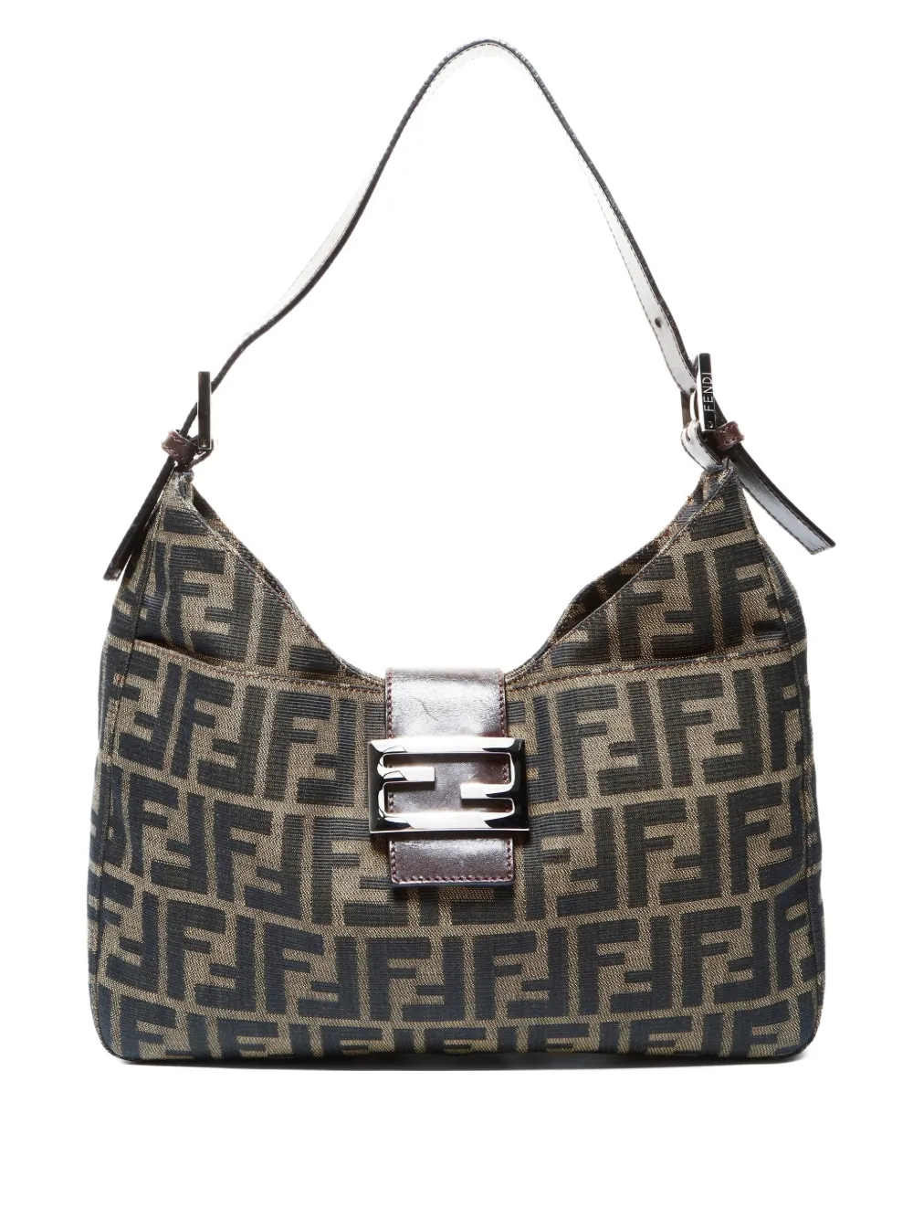 Fendi Pre-Owned 1990-2000 Mamma Baguette shoulderbag - Marrone