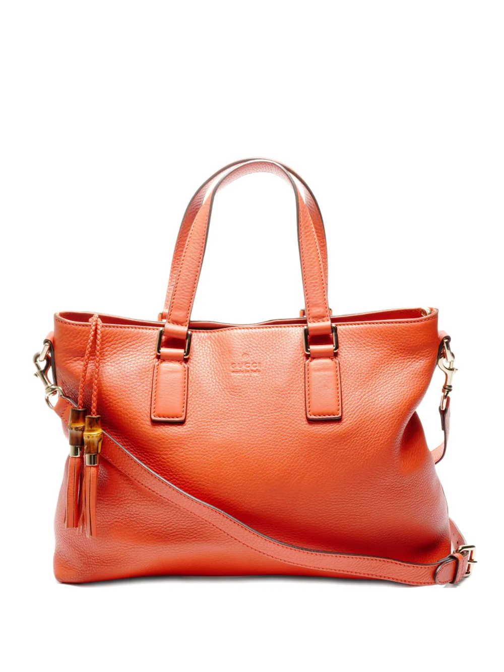 Gucci Pre-Owned 2000-2015 Bamboo Tassel bag - Arancione