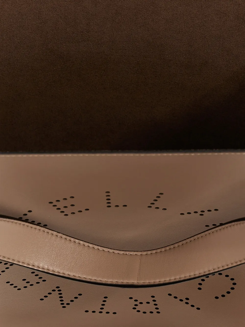 Stella McCartney Stella shopper met logo Beige