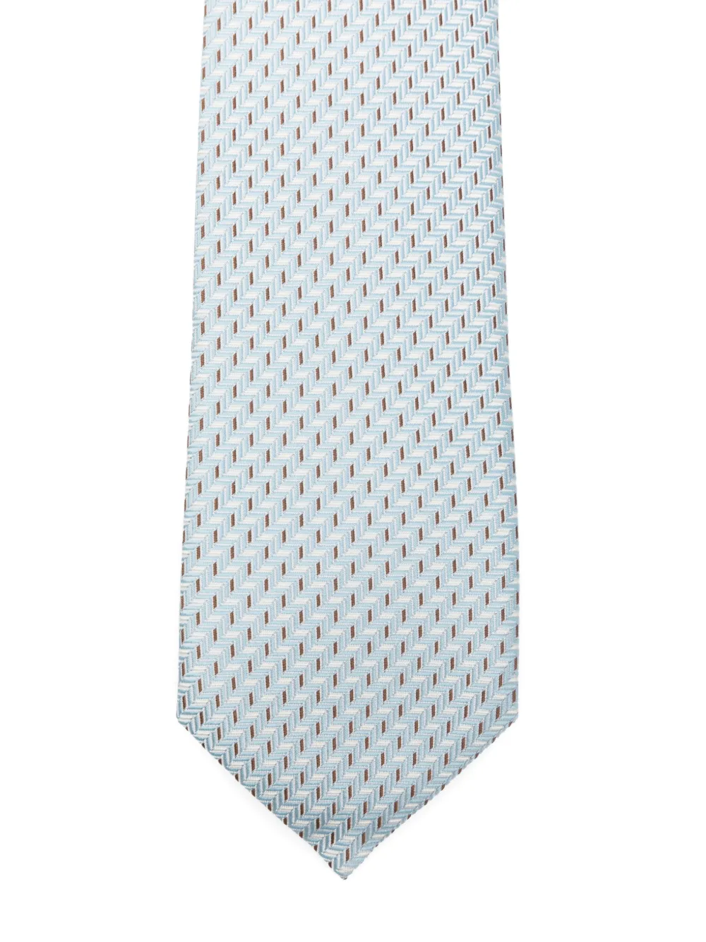 Giorgio Armani Stropdas met patroon Blauw