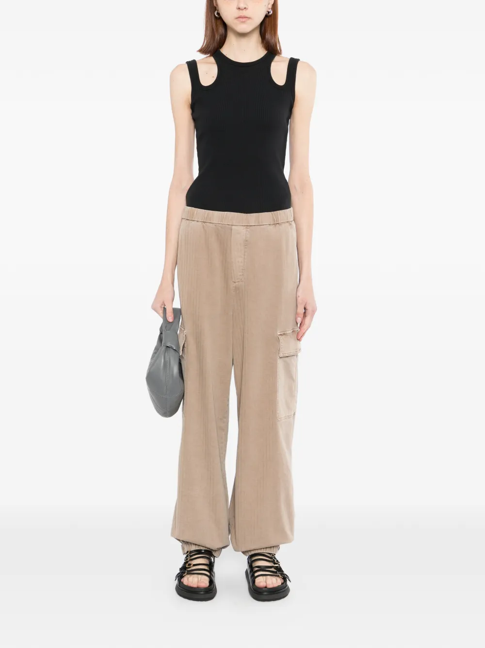 James Perse herringbone trousers - Beige