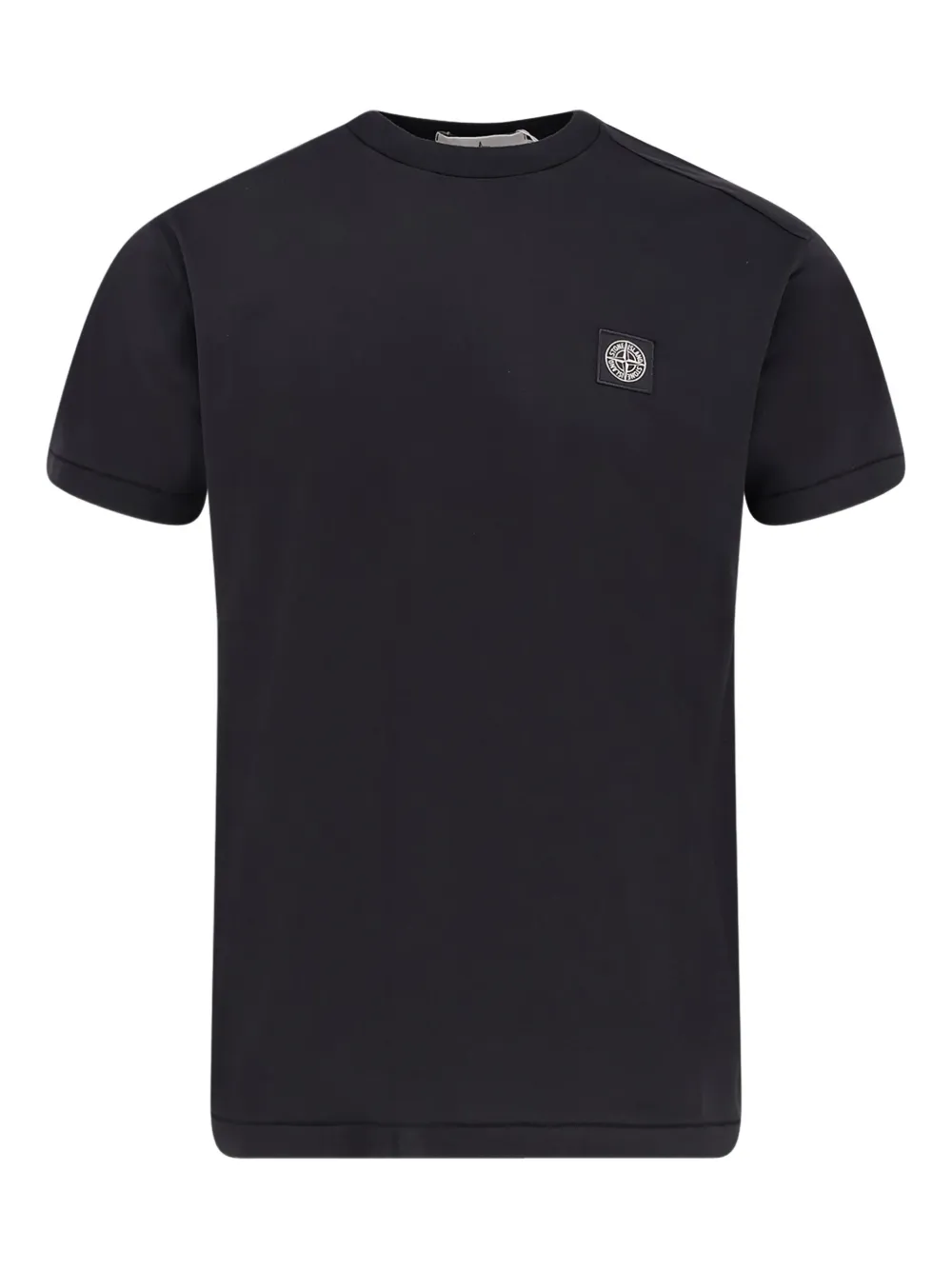Stone Island logo-patch short-sleeved T-shirt - Nero
