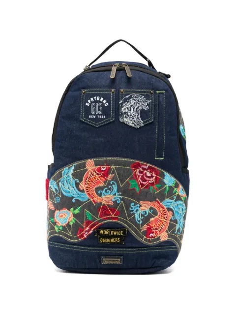 Sprayground Evisu Style embroidered backpack