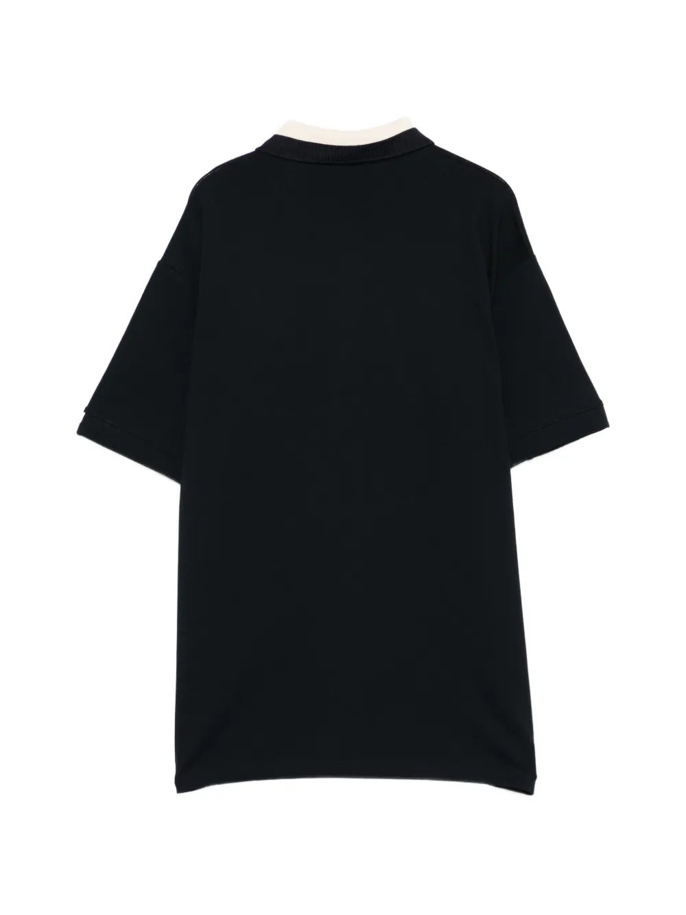 Emporio Armani Kids Poloshirt met geribbelde kraag Blauw