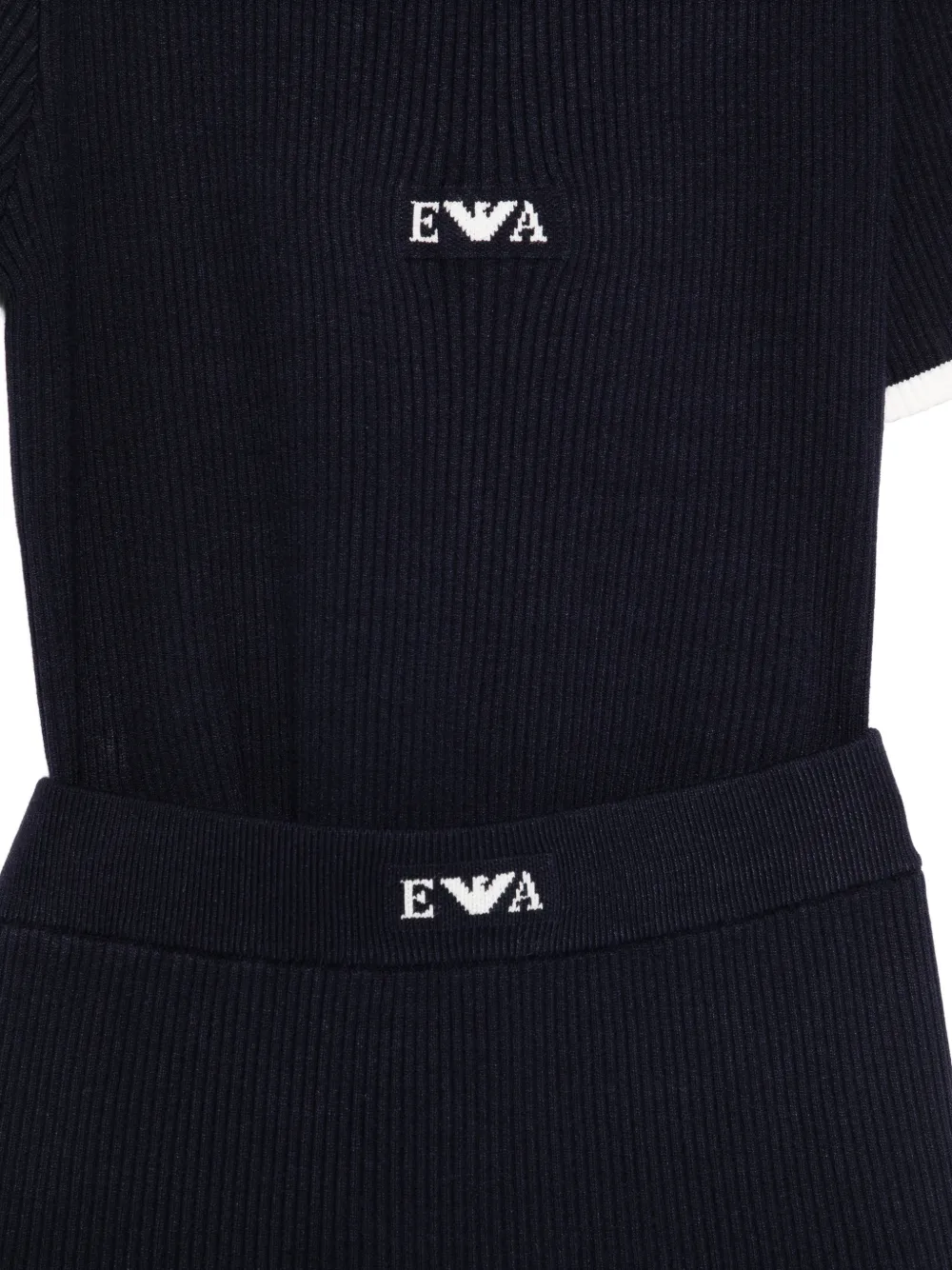 Emporio Armani Kids Rok met logodetail Blauw