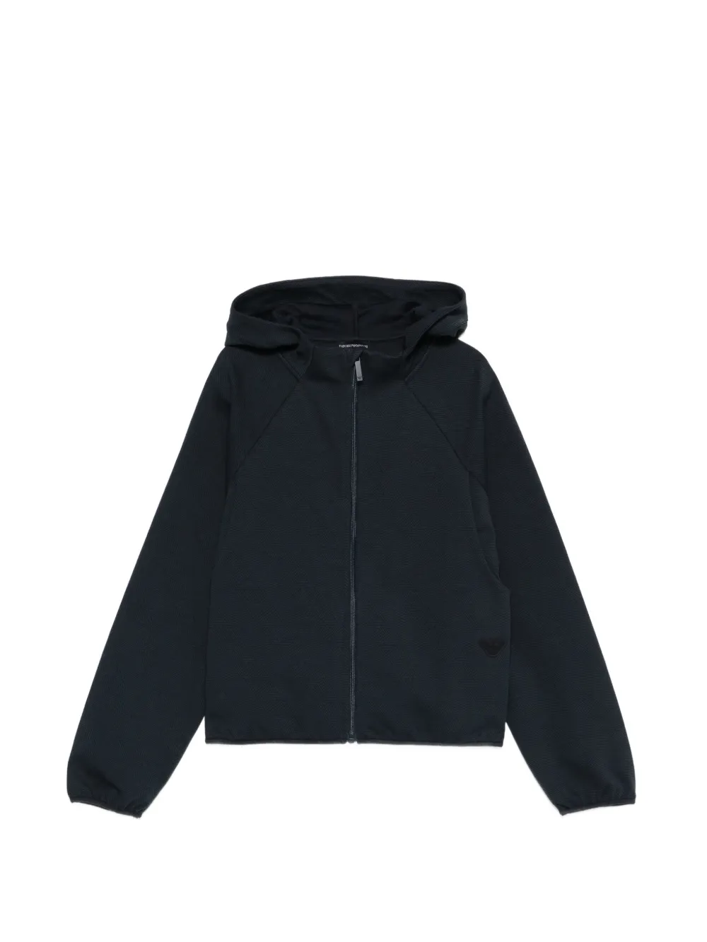 Emporio Armani Kids hooded zip-up sweatshirt - Nero