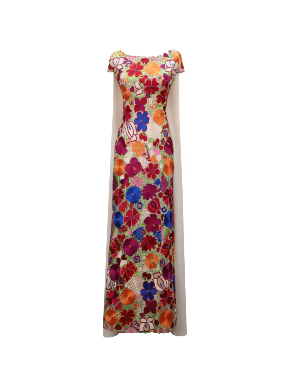 Gemy Maalouf floral cape dress - Toni neutri