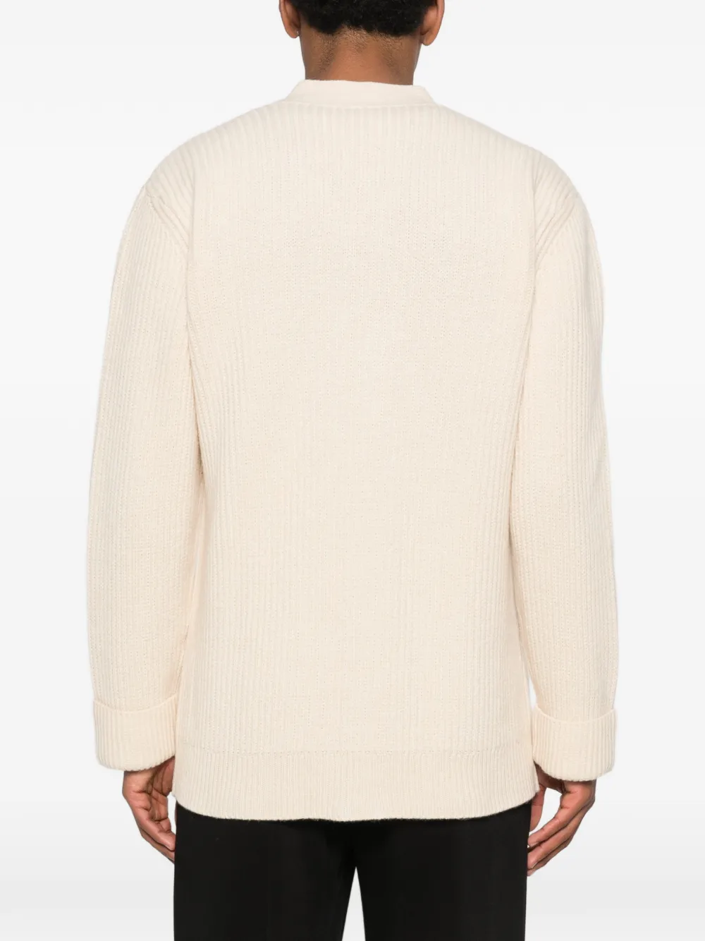 A.P.C. Vest met V-hals en knopen Beige