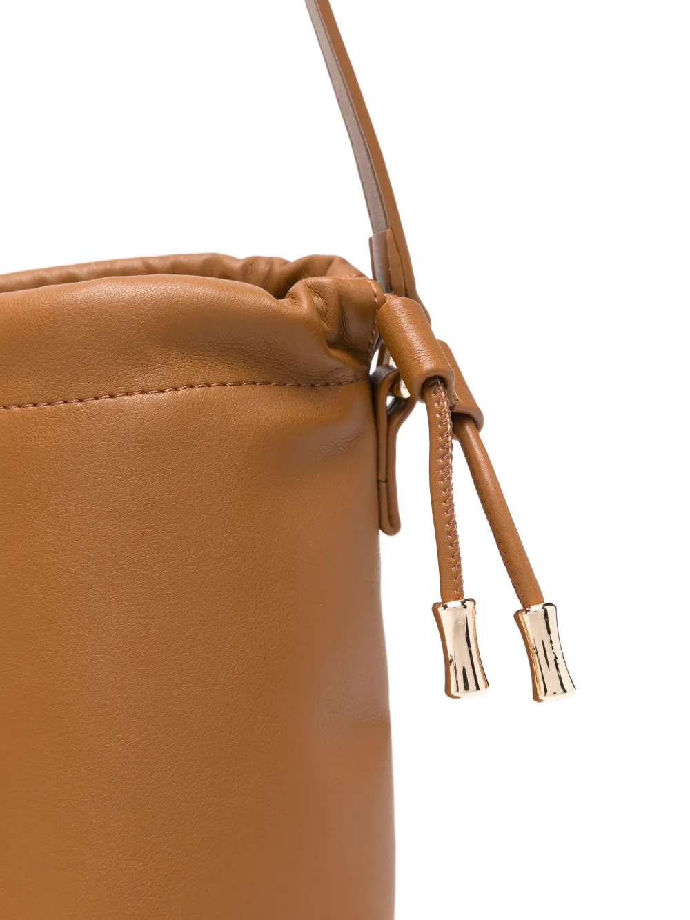 A.P.C. Ninon schoudertas met trekkoord Bruin