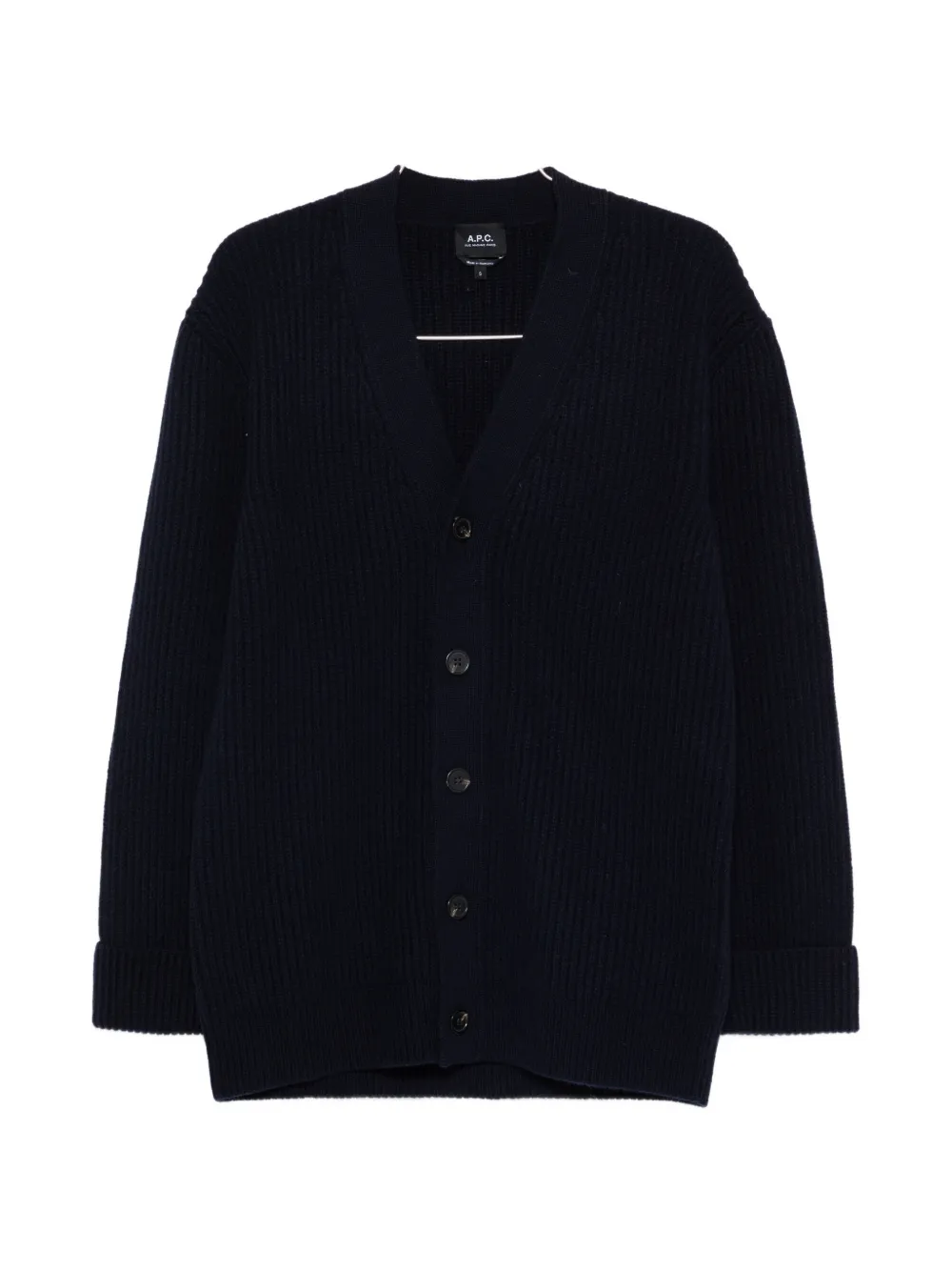 A.P.C. buttoned V-neck cardigan - Blue