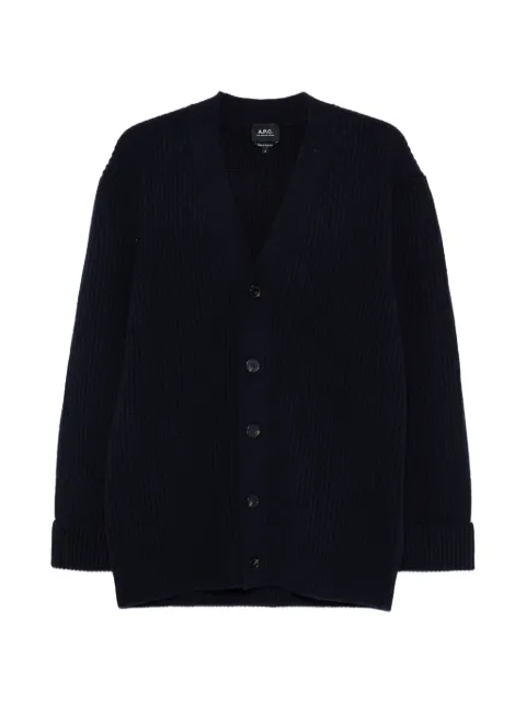A.P.C. buttoned V-neck cardigan