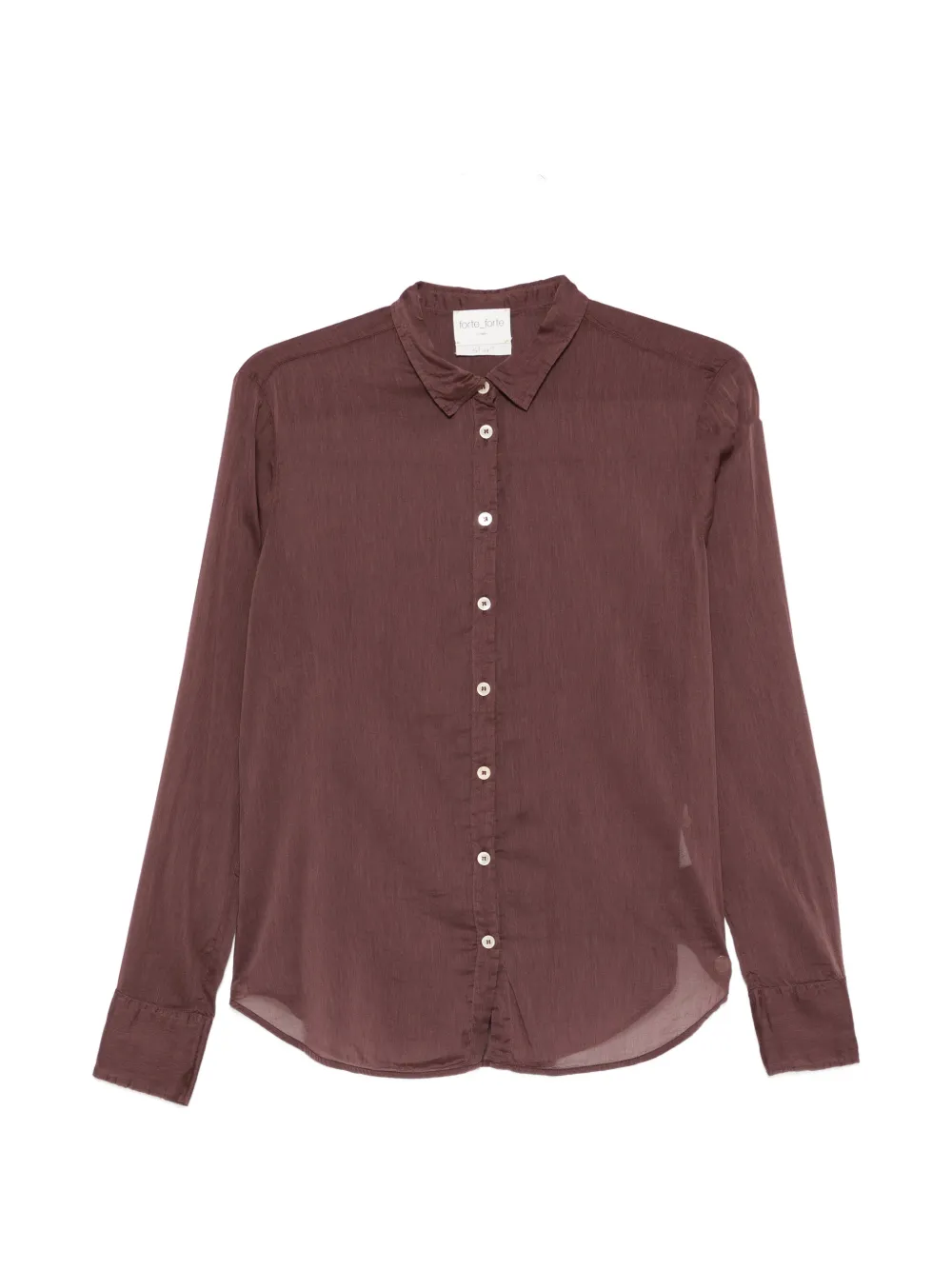 Forte Forte buttoned long-sleeve shirt - Braun