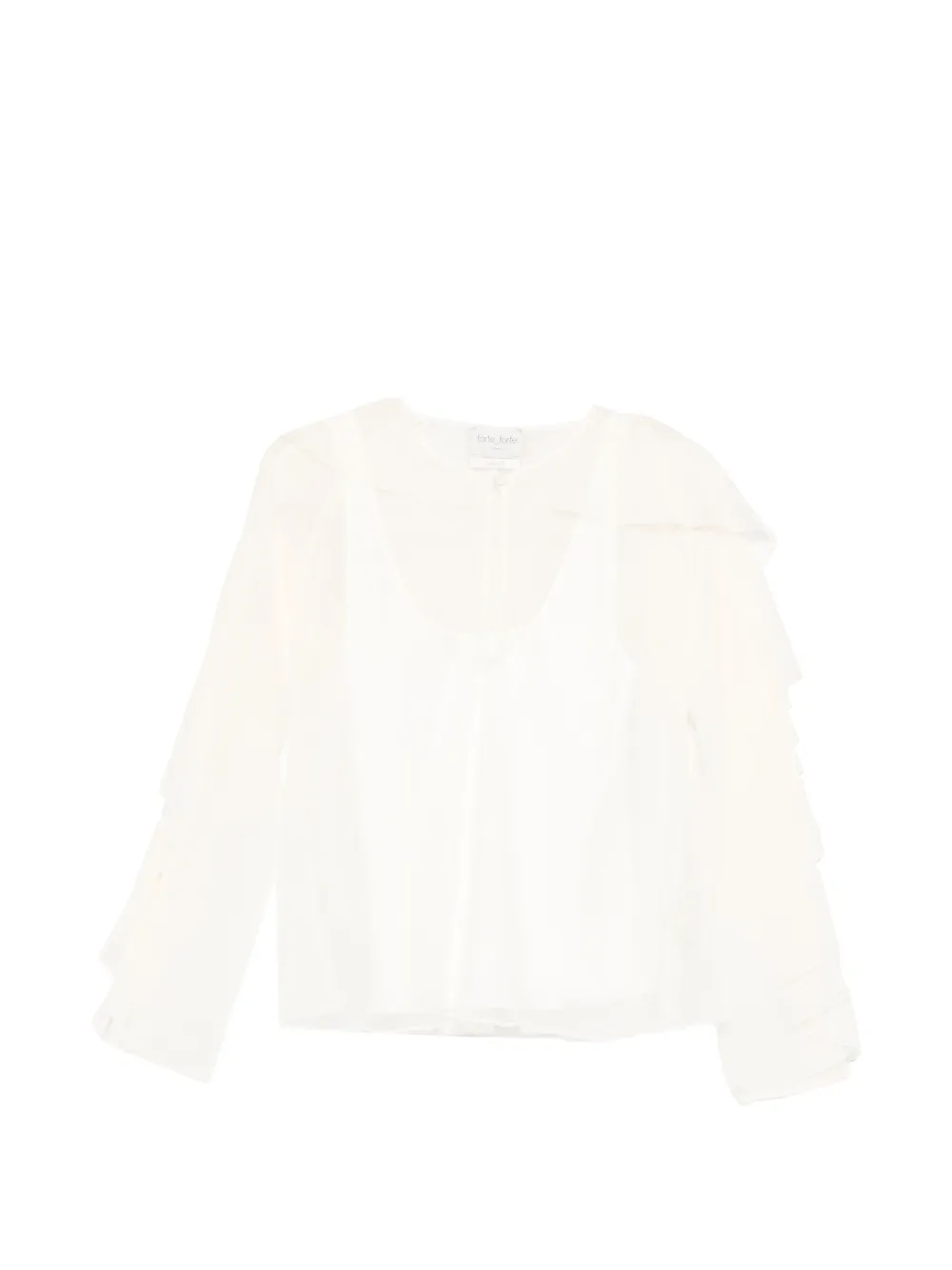 Forte Forte ruffled blouse - Toni neutri