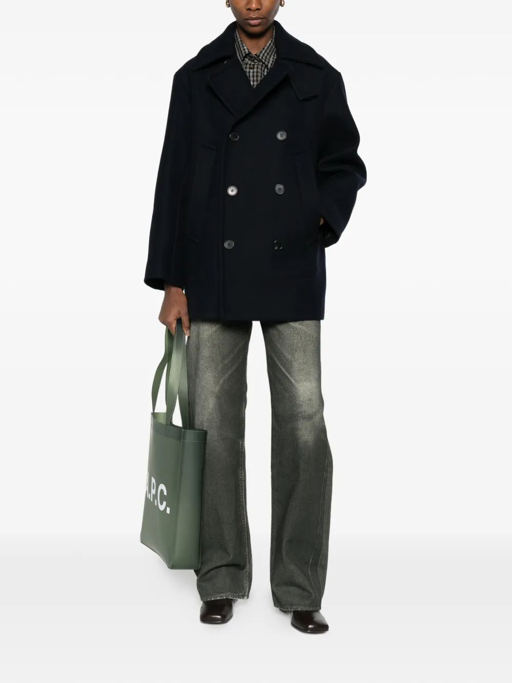 A.P.C. Jas met knopen Blauw