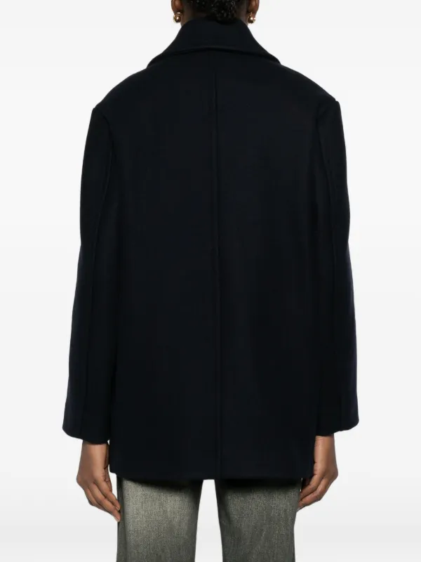 A.P.C. ボタンコート | ブルー | FARFETCH JP